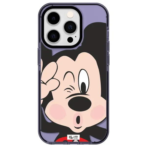 Mickey Mouse Apple iPhone 14 pro impact Lilac Case