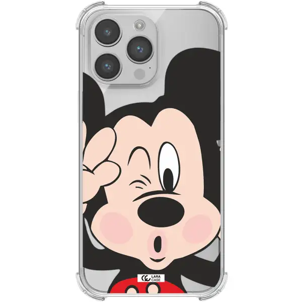 Mickey Mouse Apple iPhone 14 pro max Clear PC Case