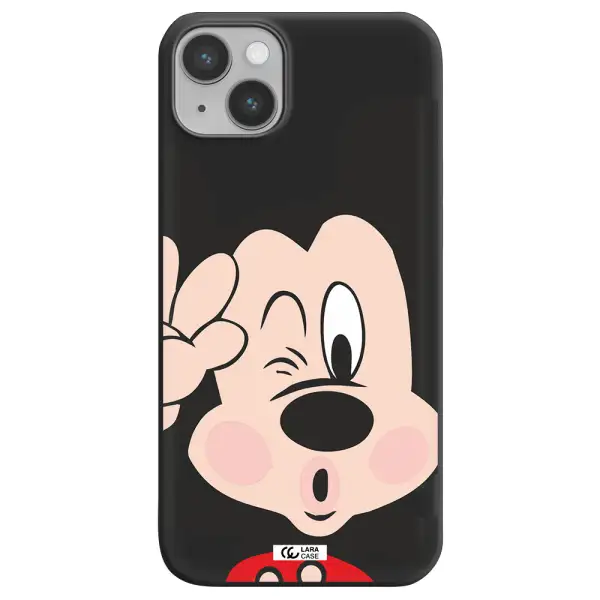 Mickey Mouse Apple iPhone 14 Silicone black Case