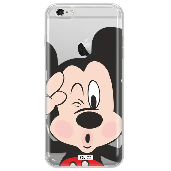 Mickey Mouse Apple iPhone 6S Clear TPU Case