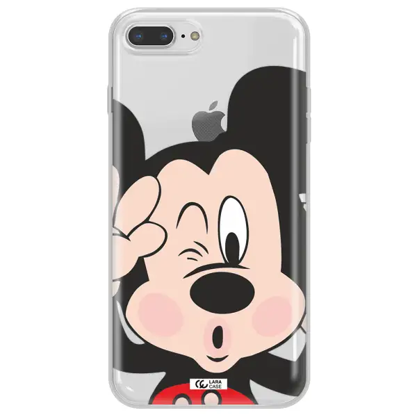 Mickey Mouse Apple iPhone 8 plus Clear TPU Case