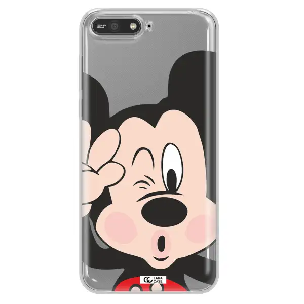 Mickey Mouse Huawei Y6 2018 Clear TPU Case