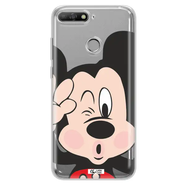 Mickey Mouse Huawei Y6 Prime 2018 Clear TPU Case