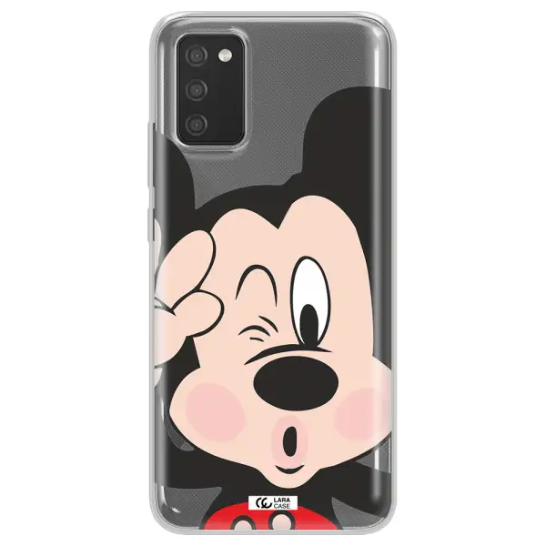 Mickey Mouse Samsung A02S Clear TPU Case