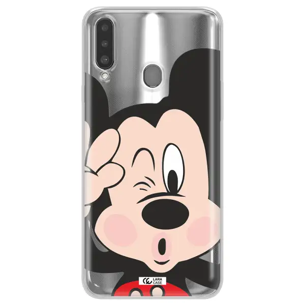Mickey Mouse Samsung A20S Clear TPU Case