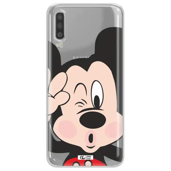 Mickey Mouse Samsung A70 Clear TPU Case
