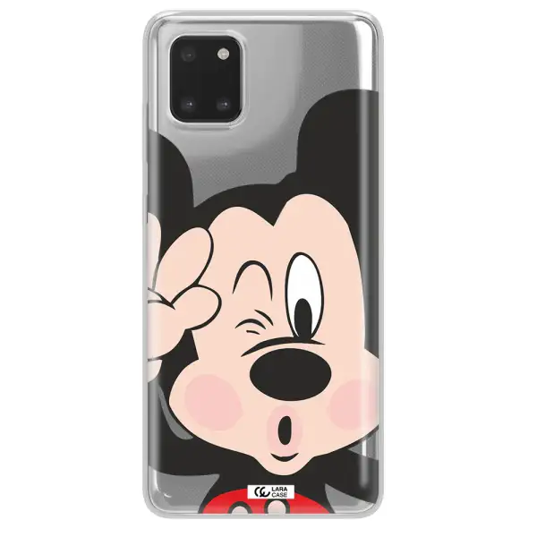 Mickey Mouse Samsung A81 Clear TPU Case
