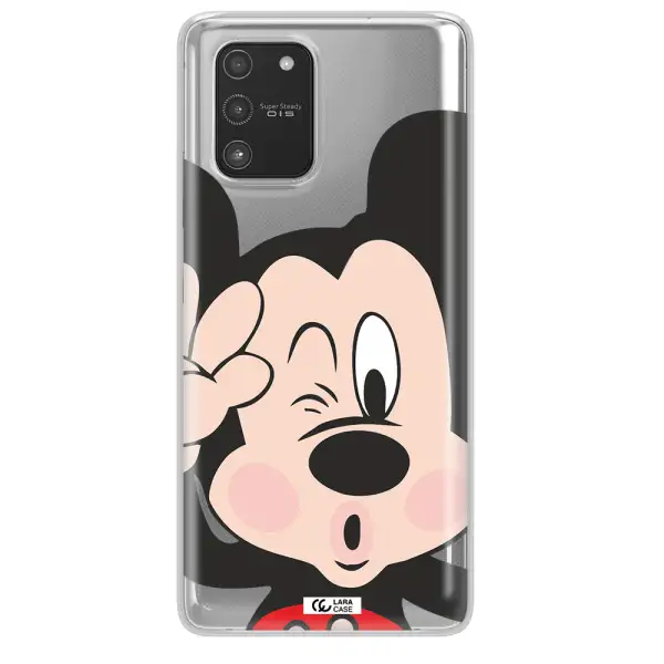 Mickey Mouse Samsung A91 Clear TPU Case