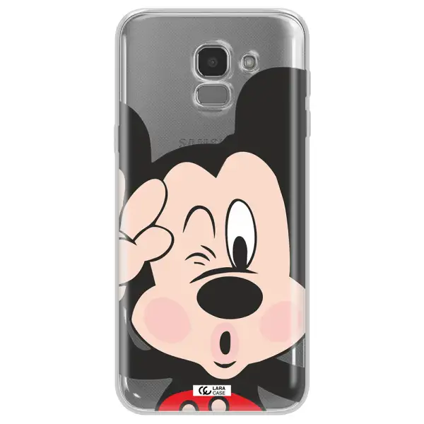 Mickey Mouse Samsung J6 Clear TPU Case
