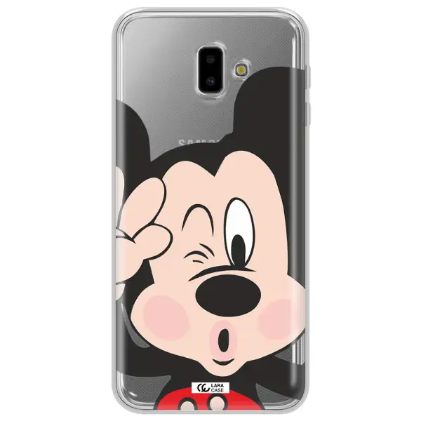Mickey Mouse Samsung J6 Plus Clear TPU Case