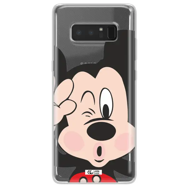 Mickey Mouse Samsung Note 8 Clear TPU Case