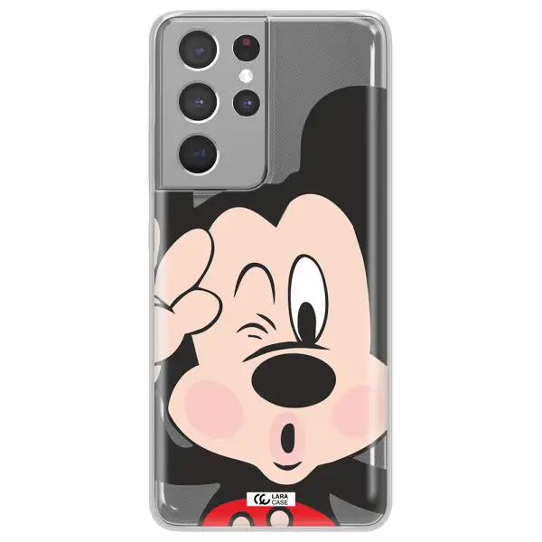 Mickey Mouse Samsung S21 Ultra Clear TPU Case