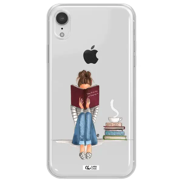Reading Hobby Girl Apple iPhone XR Clear TPU Case