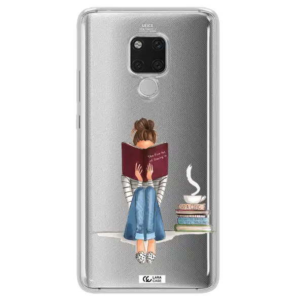Reading Hobby Girl Huawei Mate 20X Clear TPU Case