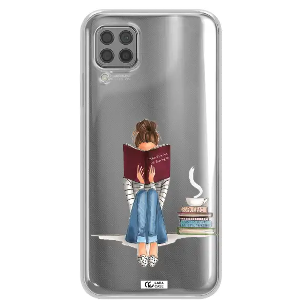 Reading Hobby Girl Huawei P40 Lite Clear TPU Case
