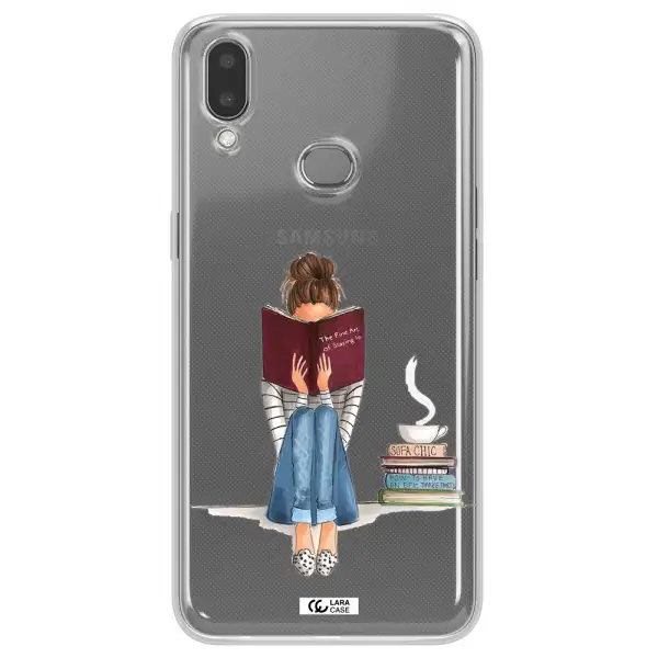 Reading Hobby Girl Samsung A10S Clear TPU Case