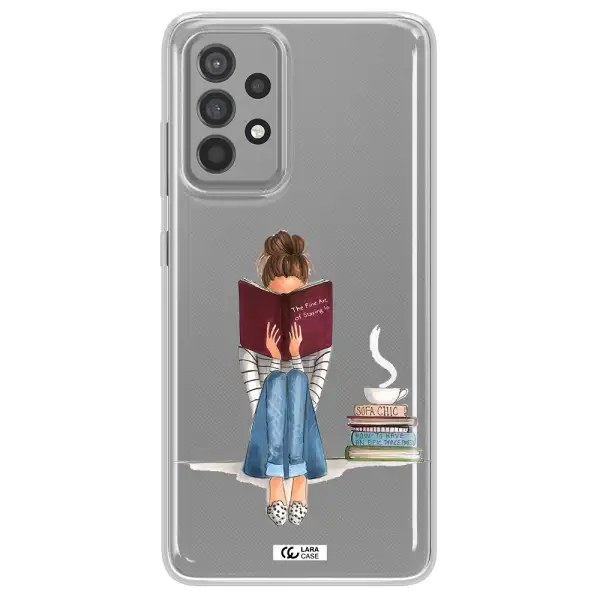 Reading Hobby Girl Samsung A52 Clear TPU Case
