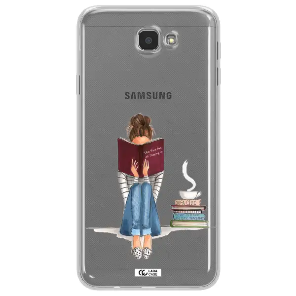 Reading Hobby Girl Samsung J7 Prim Clear TPU Case