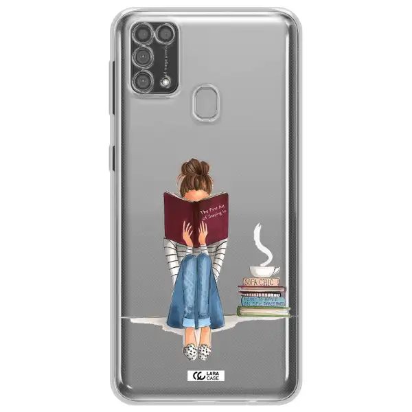 Reading Hobby Girl Samsung M31 Clear TPU Case