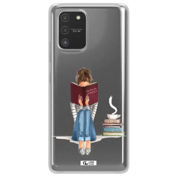 Reading Hobby Girl Samsung S10 Lite Clear TPU Case
