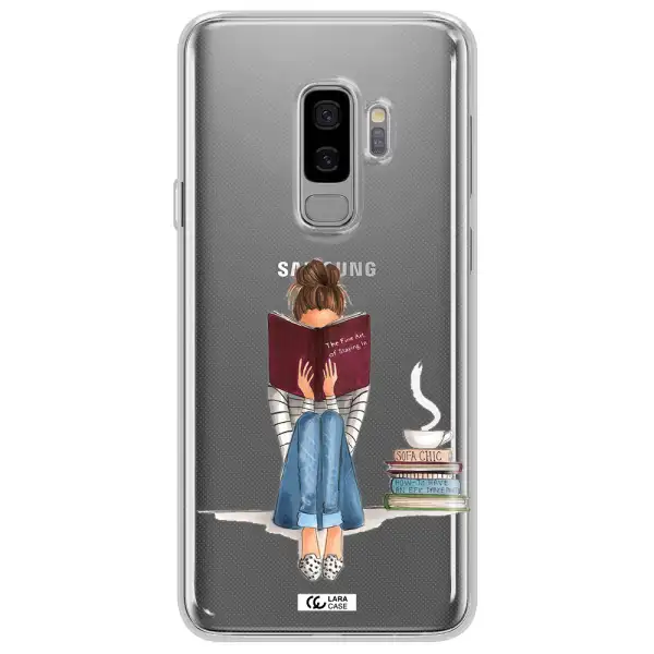 Reading Hobby Girl Samsung S9 Plus Clear TPU Case