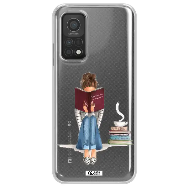 Reading Hobby Girl Xiaomi Mi 10T Clear TPU Case