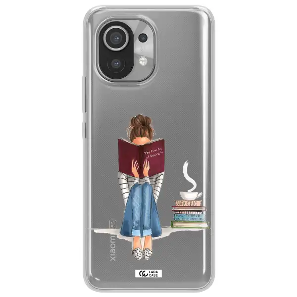Reading Hobby Girl Xiaomi Mi 11 Clear TPU Case