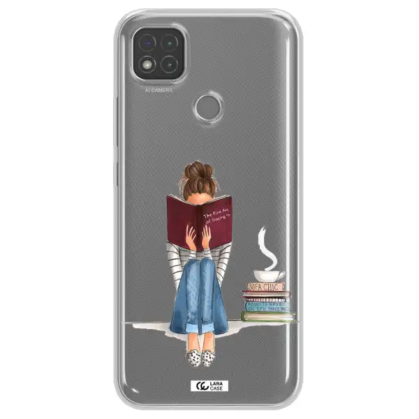 Reading Hobby Girl Xiaomi Redmi 9C Clear TPU Case