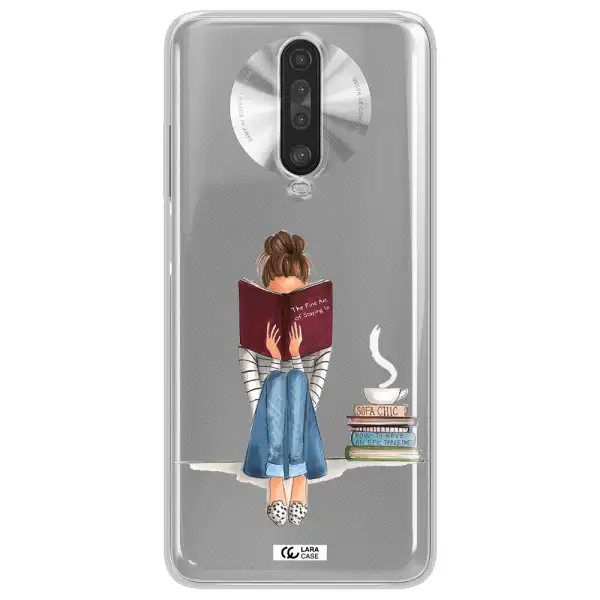 Reading Hobby Girl Xiaomi Redmi K30 Clear TPU Case