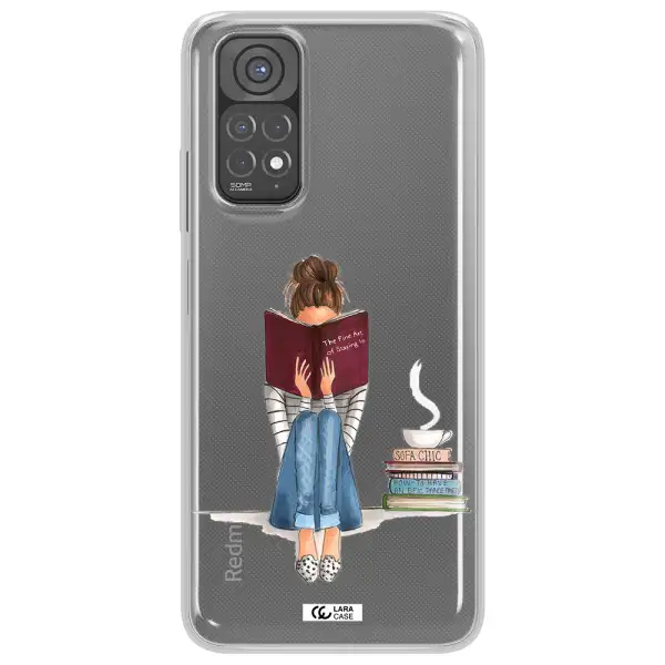 Reading Hobby Girl Xiaomi Redmi Note 11 Clear TPU Case