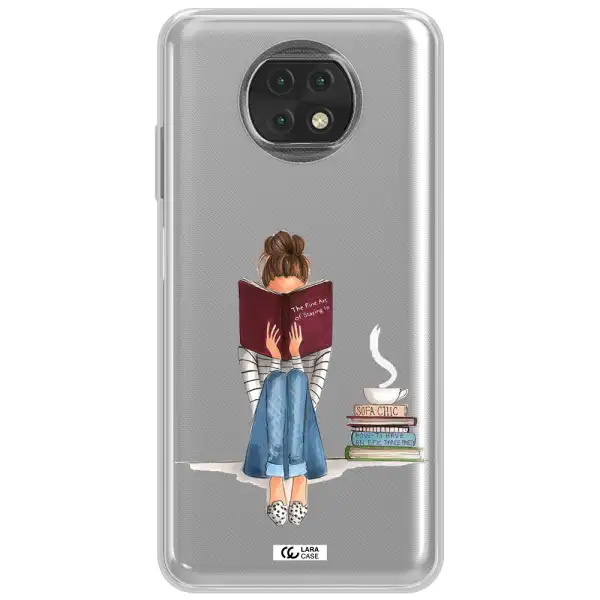 Reading Hobby Girl Xiaomi Redmi Note 9T Clear Tpu Case