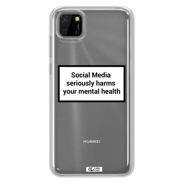 Social Media Harms Huawei Honor 9S Clear TPU Case