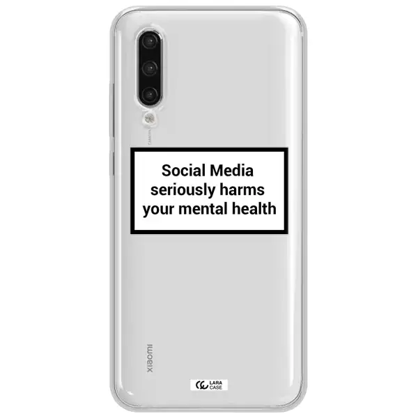 Social Media Harms Xiaomi Mi 9 Lite Clear Tpu Case