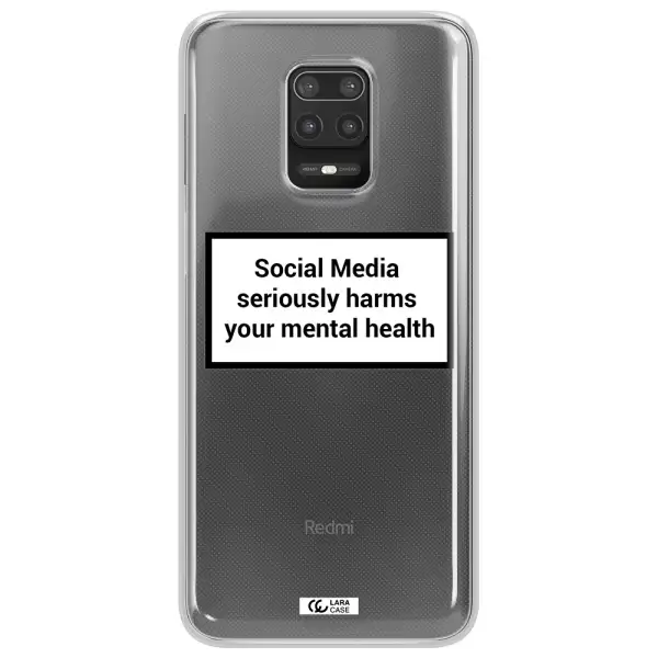 Social Media Harms Xiaomi Note 9S Clear TPU Case