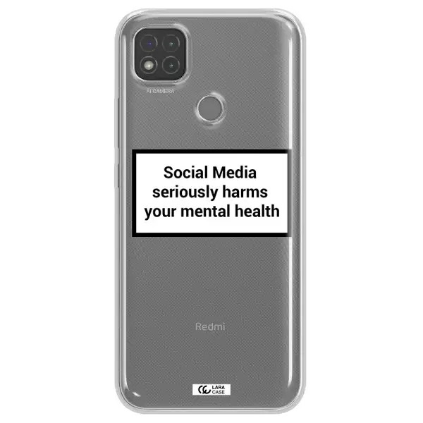 Social Media Harms Xiaomi Redmi 9C Clear TPU Case