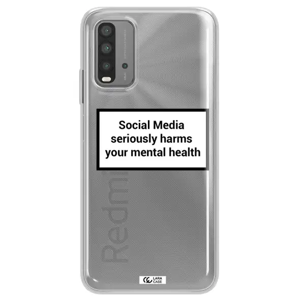Social Media Harms Xiaomi Redmi 9T Clear TPU Case
