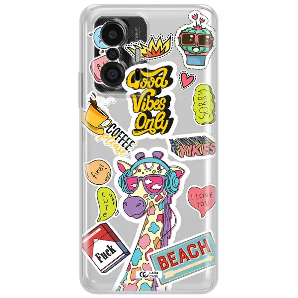 Giraffe Sticker Xiaomi 11T Clear Tpu Case