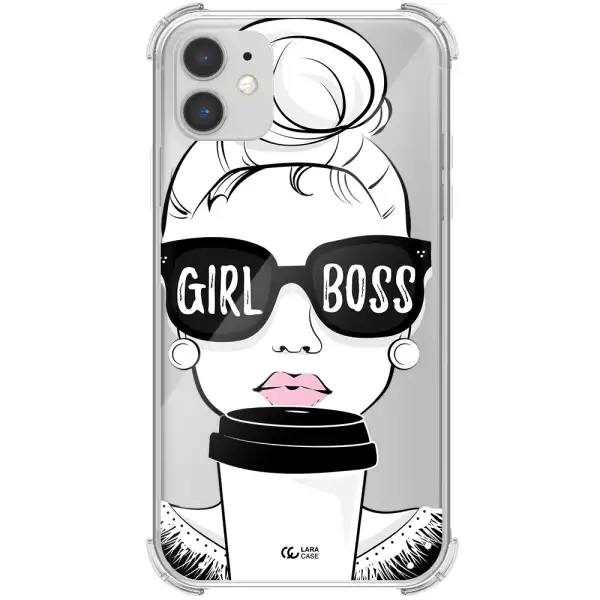 Girl Boss Apple iPhone 11 Clear PC Case