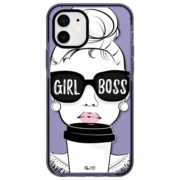 Girl Boss Apple iPhone 11 impact Lilac Case