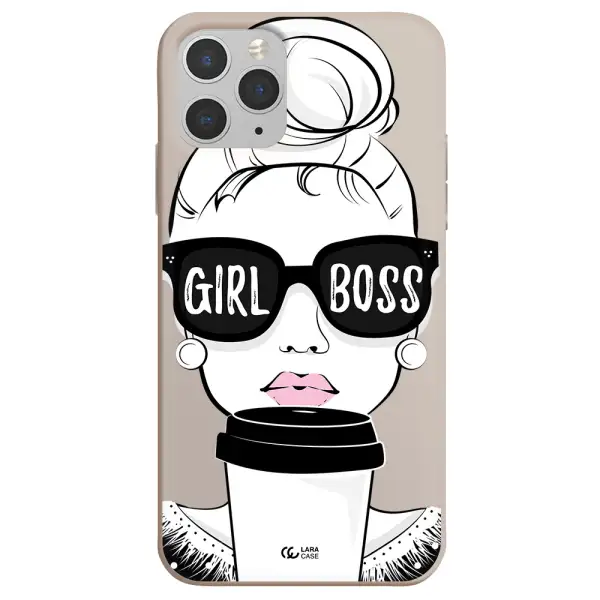 Girl Boss Apple iPhone 11 pro Silicone Stone Case