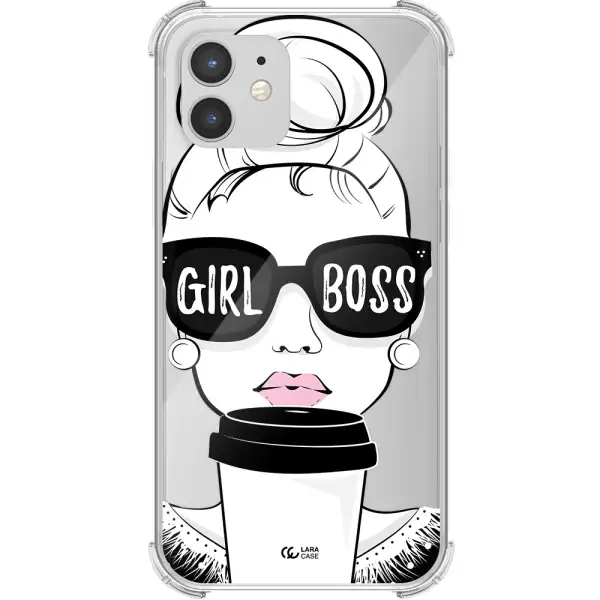 Girl Boss Apple iPhone 12 mini Clear PC Case