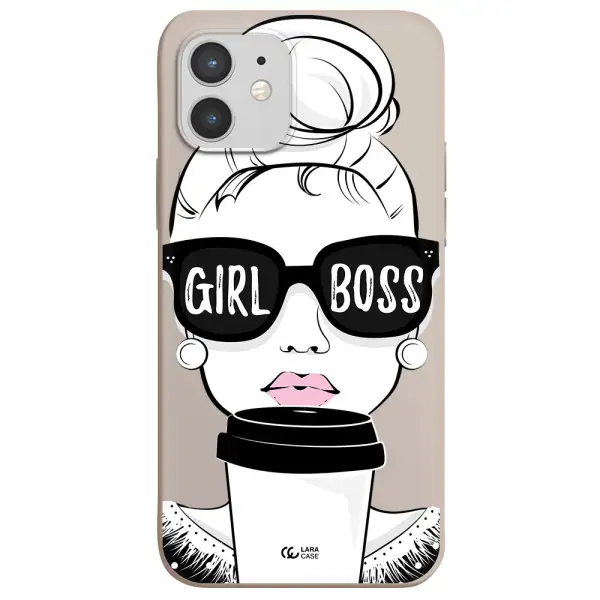 Girl Boss Apple iPhone 12 mini Silicone Stone Case