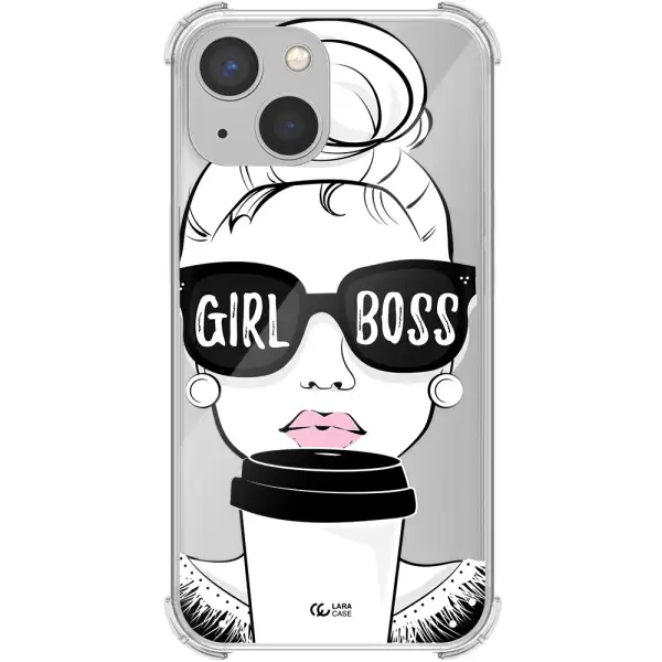 Girl Boss Apple iPhone 13 mini Clear PC Case