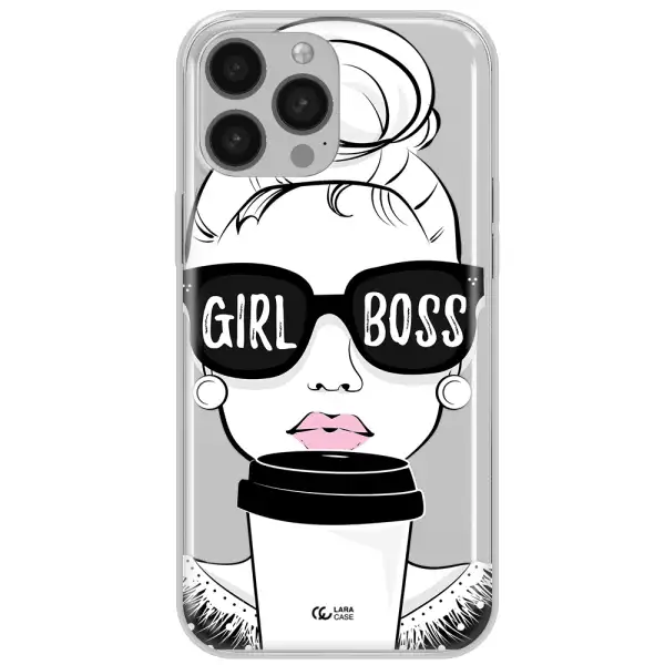 Girl Boss Apple iPhone 13 Pro Clear TPU Case
