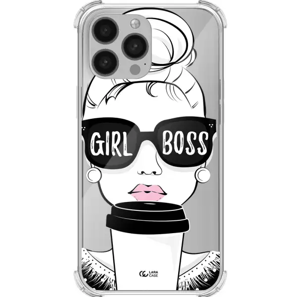Girl Boss Apple iPhone 13 Pro Max Clear PC Case