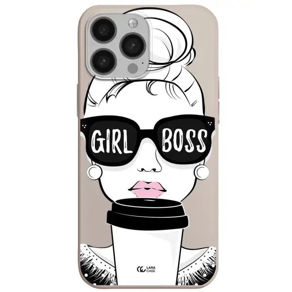 Girl Boss Apple iPhone 13 Pro Max Silicone Stone Case