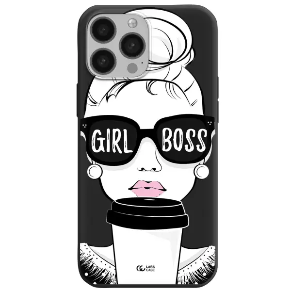 Girl Boss Apple iPhone 13 Pro Silicone black Case
