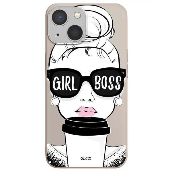 Girl Boss Apple iPhone 13 Silicone Stone Case