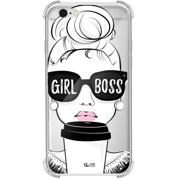 Girl Boss Apple iPhone 6 Clear PC Case