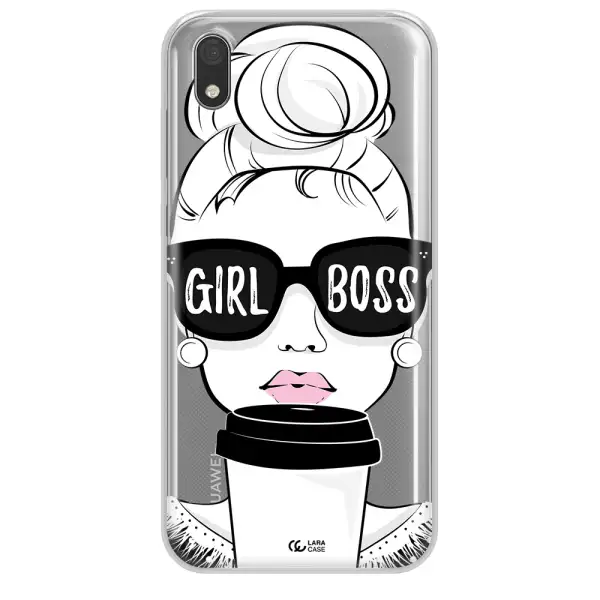 Girl Boss Huawei Honor 8S Clear TPU Case